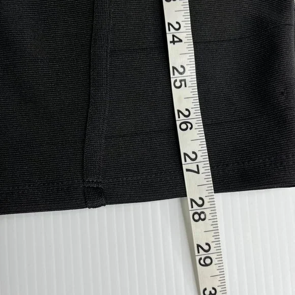 Black Bodycon Spaghetti Strap Dress Women’s Size Small Haute Monde - Picture 6 of 9